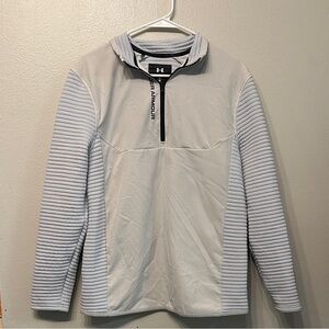 Under Armour Light Gray Half-Zip Pullover